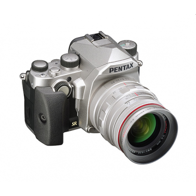 Зеркальный фотоаппарат PENTAX KP body (3 рукоятки в комплекте) silver