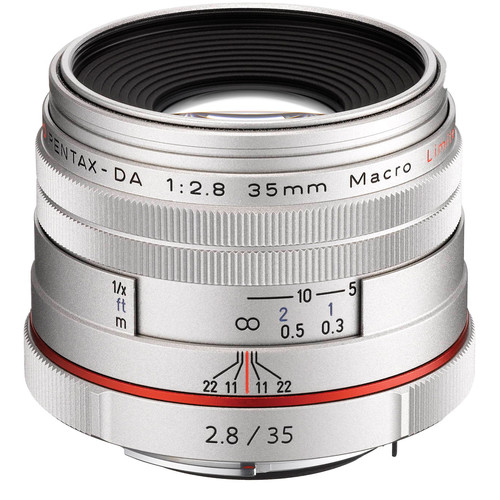 Объектив HD Pentax DA 35 mm maсro Limited Silver
