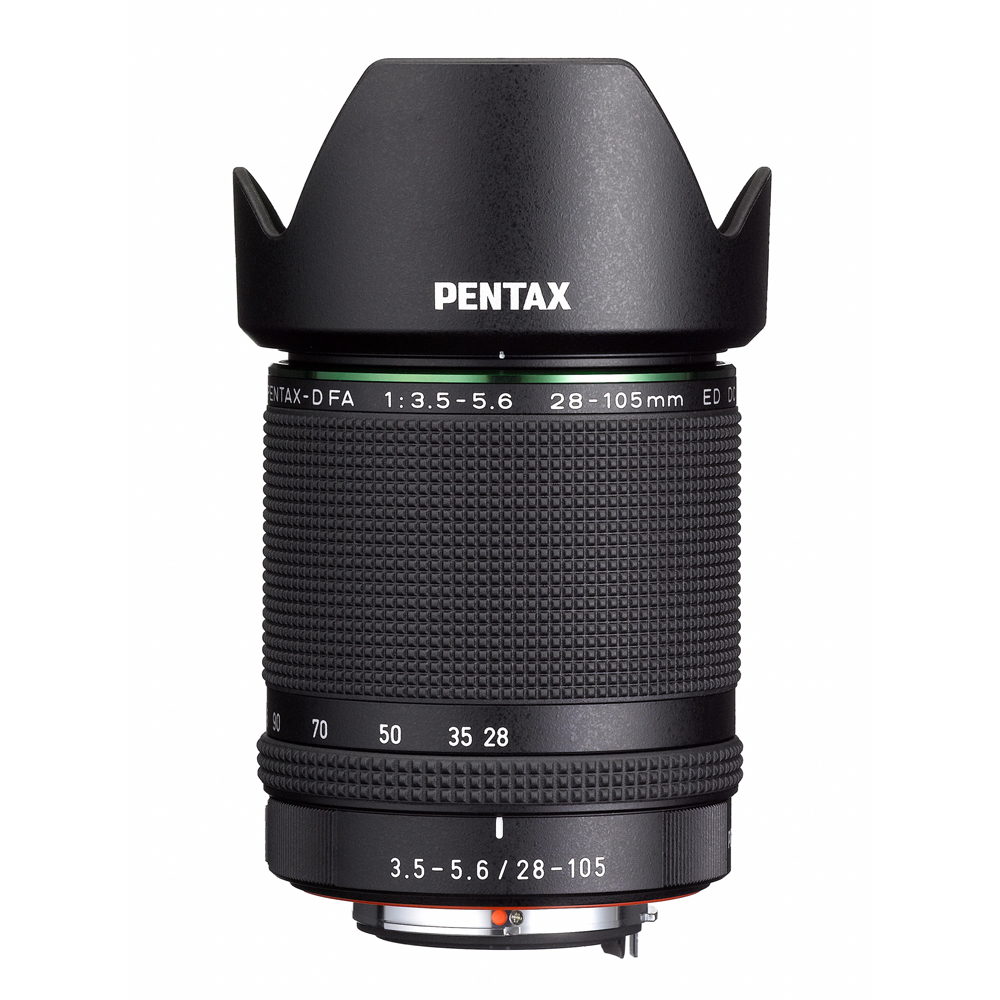 HD PENTAX-D FA 28-105mm F3.5-5.6ED DC WR  компактный, легкий, штатный зум-объектив