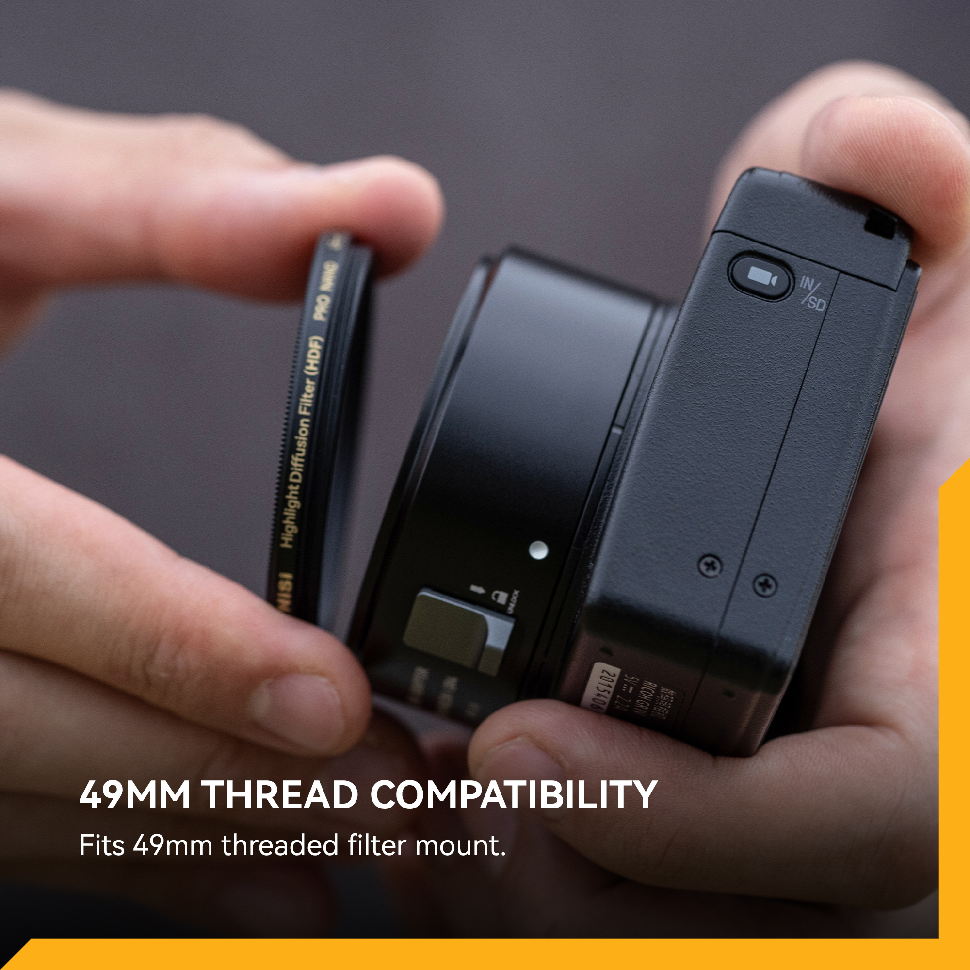 Светофильтр NiSi для Ricoh GR IV HDF 49mm