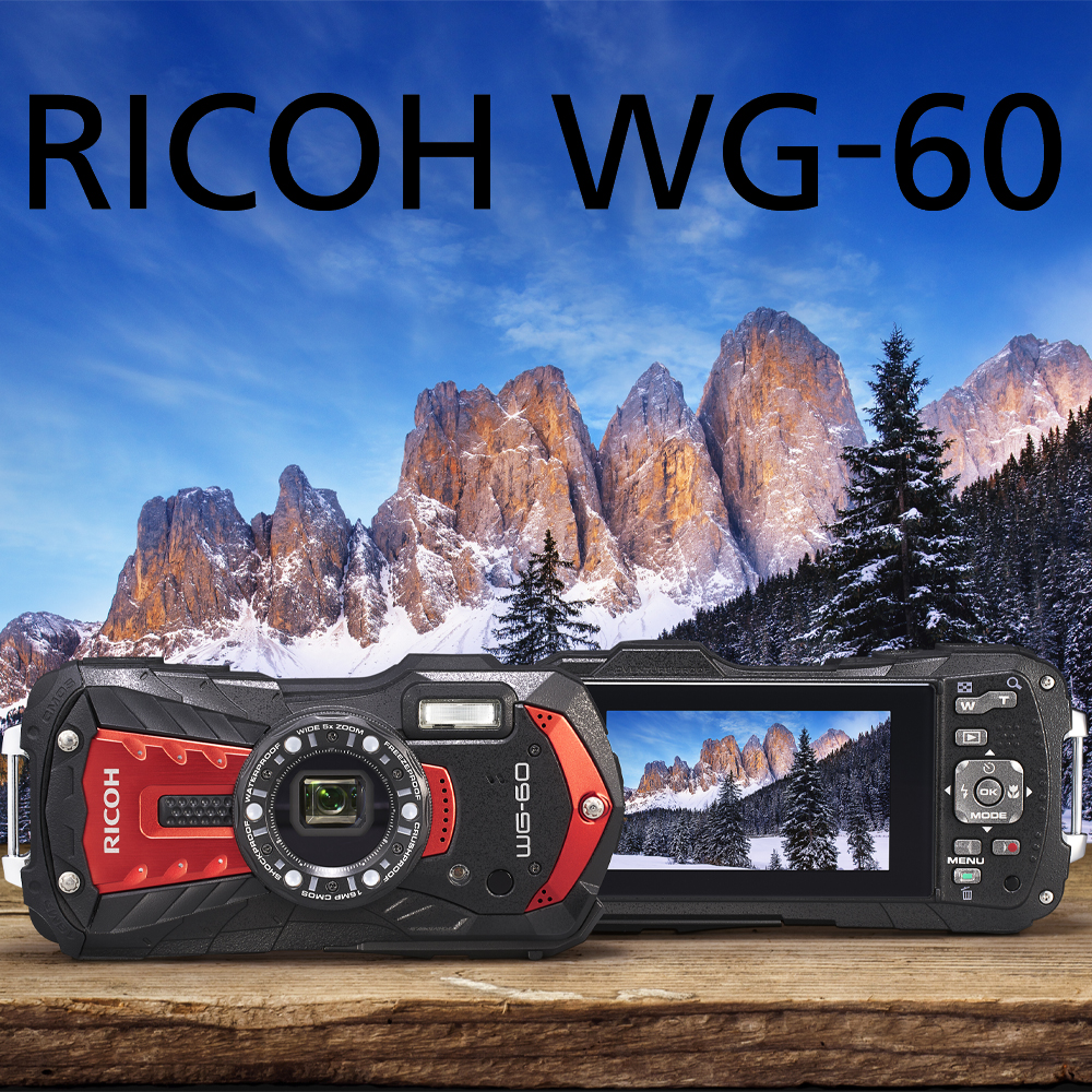 Новый «внедорожник» Ricoh WG-60: идеальный попутчик для любителей активного отдыха