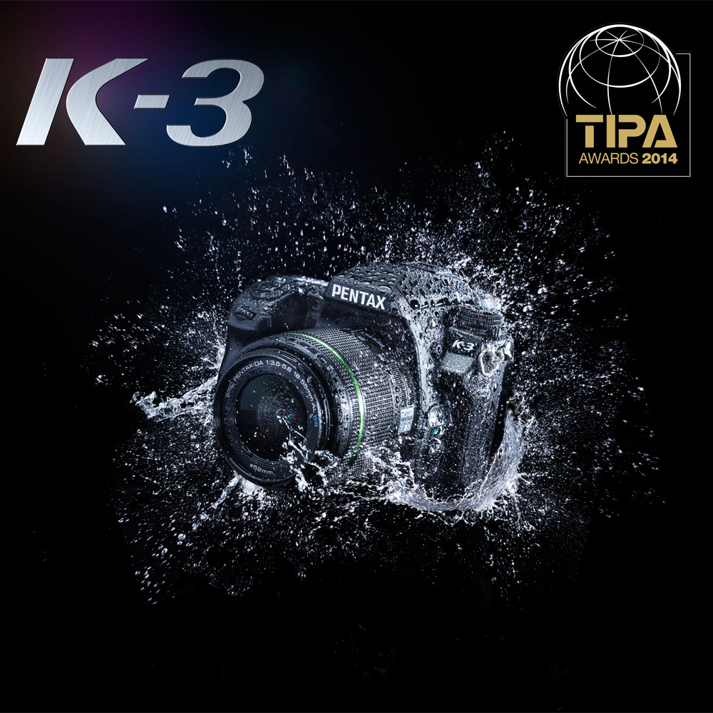 Pentax K-3 - лучшая зеркальная камера по версии TIPA