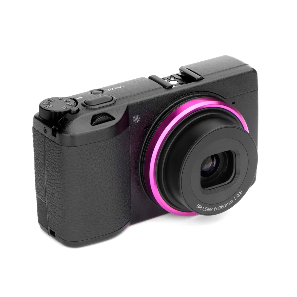 Кольца на объектив NiSi RING CAP ROSE RED &SILVERY для Ricoh GRIIIx