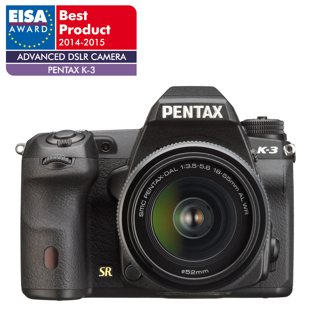 Pentax K-3 получила престижную премию EISA как Лучшая зеркальная камера 2014-2015 гг.