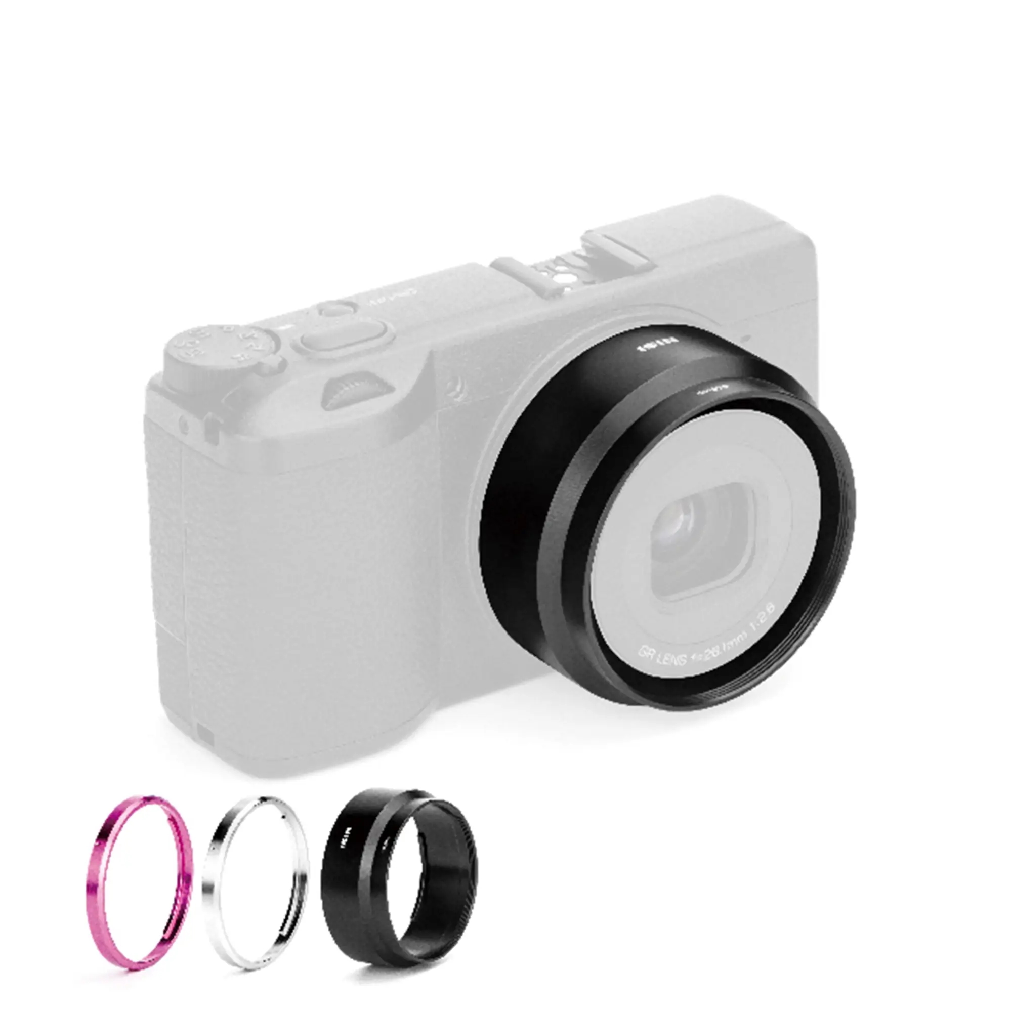 Набор NiSi  адаптер для светофильтров 49мм и 2 кольца на объектив RICOH GRIIIx