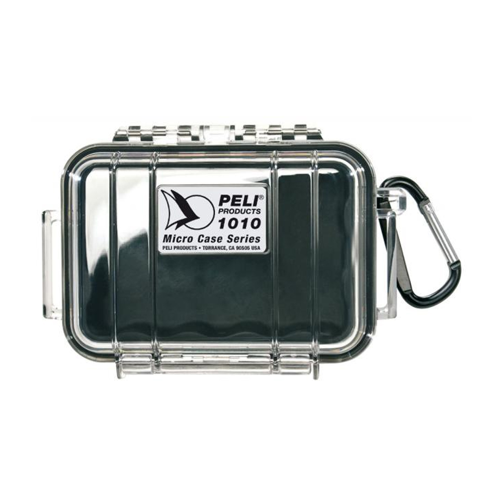Защитный кейс Peli™ 1010 прозрачный с черной вставкой 