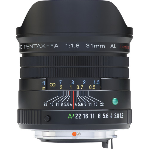 Объектив SMC Pentax FA 31 mm f/1.8 AL Limited